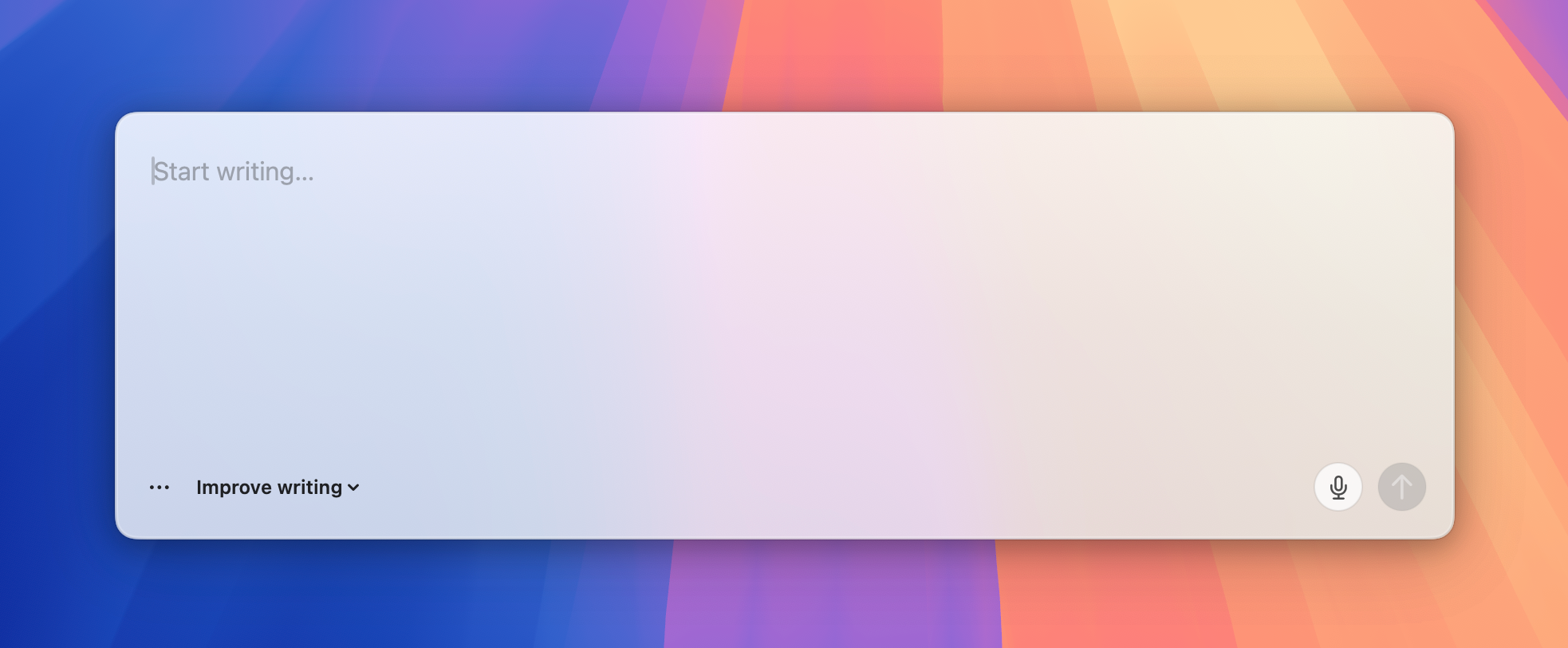 The Snapdraft overlay floating above another macOS app, showing draft text and rewrite options.